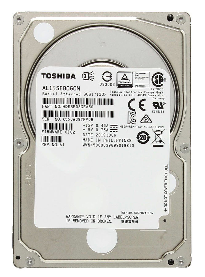 Жесткий диск Toshiba Enterprise Performance 600ГБ (AL15SEB060N)