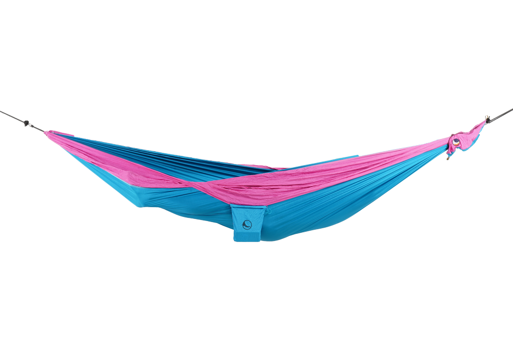 фото Большой гамак ticket to the moon king size hammock aqua/pink