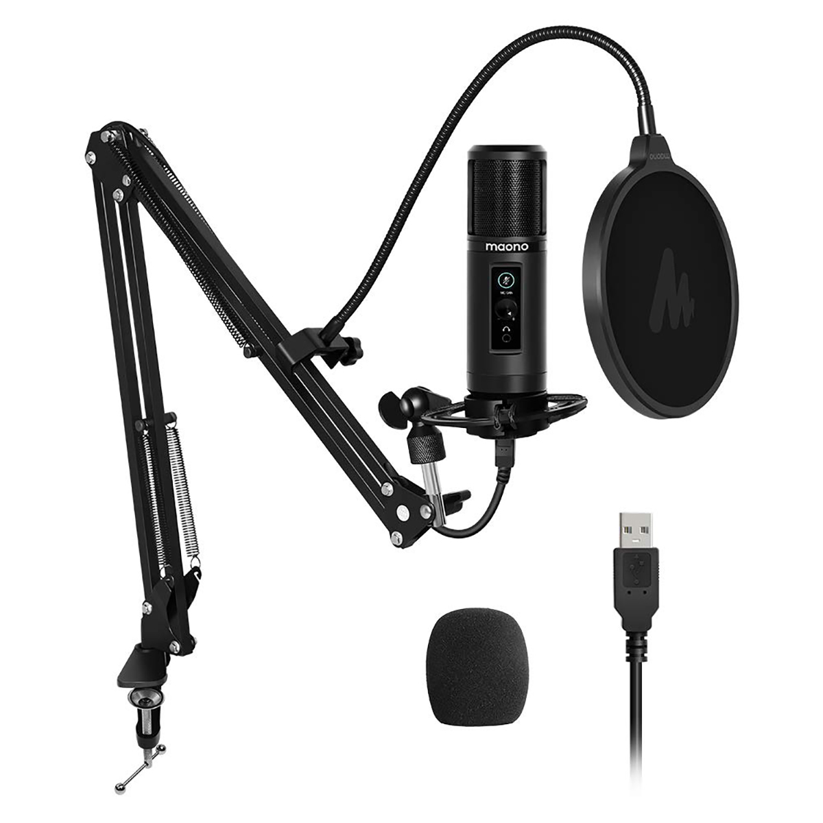 

Микрофон MAONO AU-PM422 Black, AU-PM422