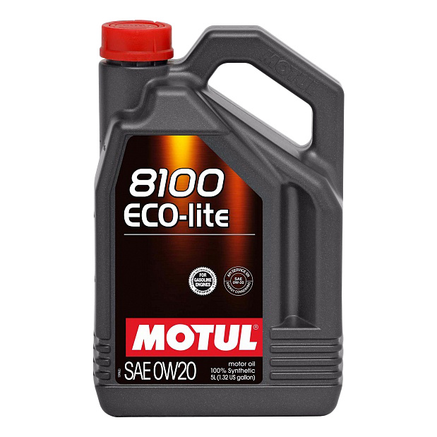 фото Моторное масло motul 8100 eco-lite 104983 0w20 5 л