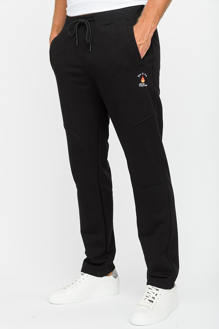 фото Спортивные брюки мужские peche monnaie fire in me черные 2xl