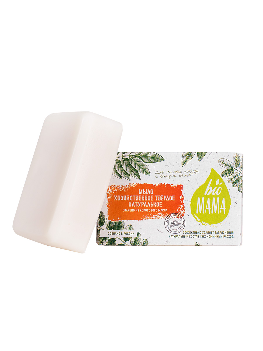 Мыло хозяйственное Bio Mama твердое 150 г