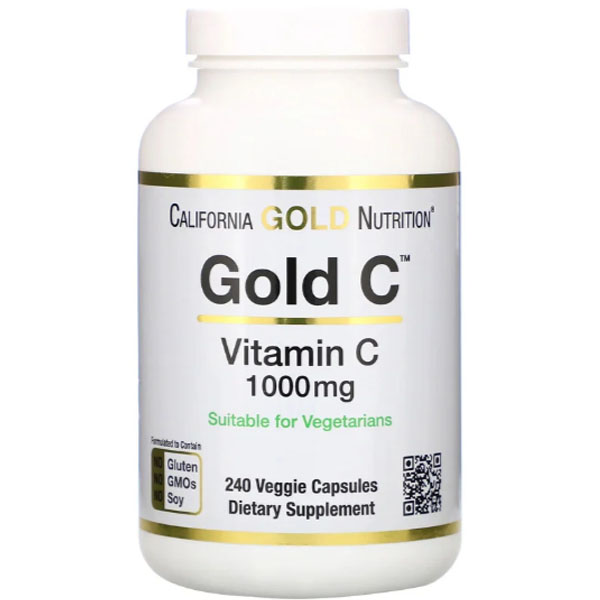 Купить Витамин C California Gold Nutrition Gold C Vitamin C 1000 240 капсул