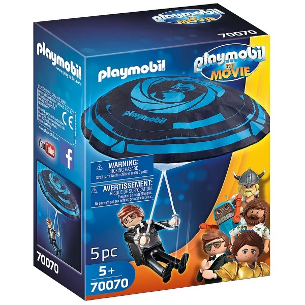 фото Конструктор playmobil фильм рекс дашер с парашютом