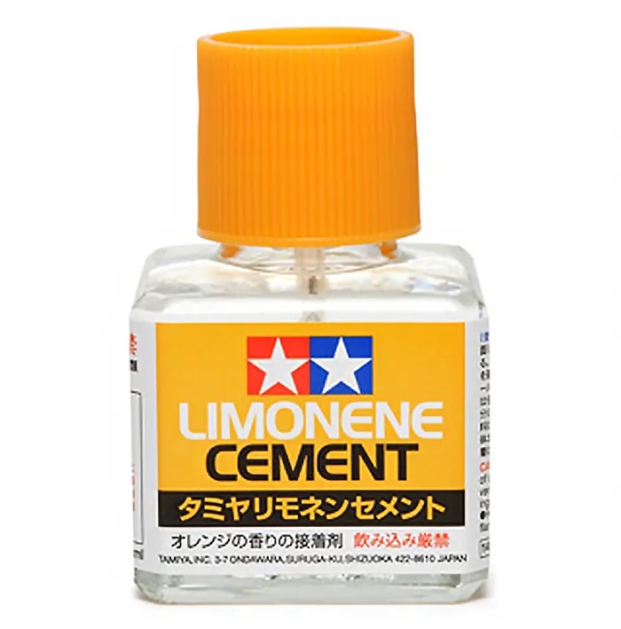 Tamiya Limonen Cement, Клей с запахом лимона для сборных моделей, 40 мл
