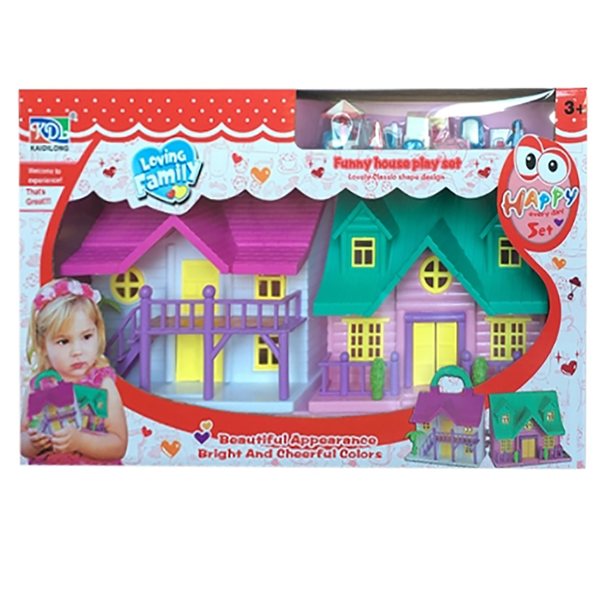 

Игрушка "Домик для куклы", Разноцветный