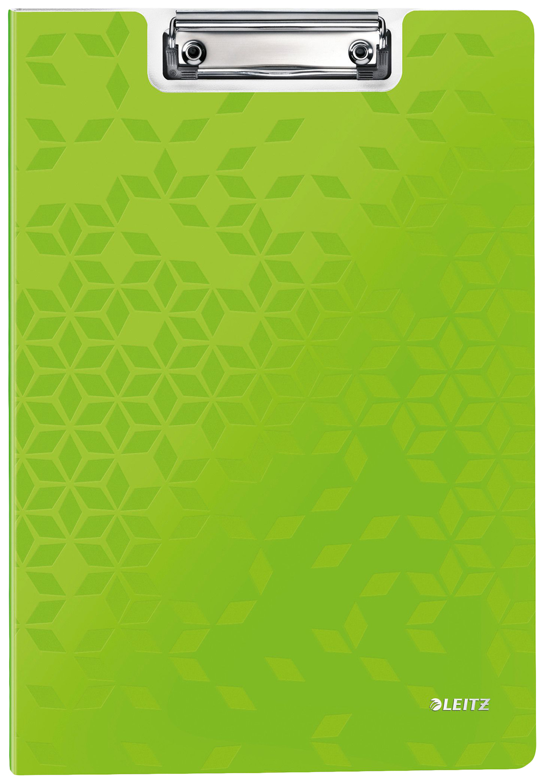 фото Папка-планшет с крышкой leitz "wow", пластиковая, зеленая