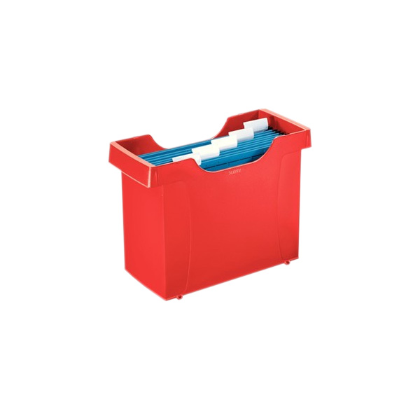 

Короб архивный для подвесных папок "Leitz Plus", А4, красный