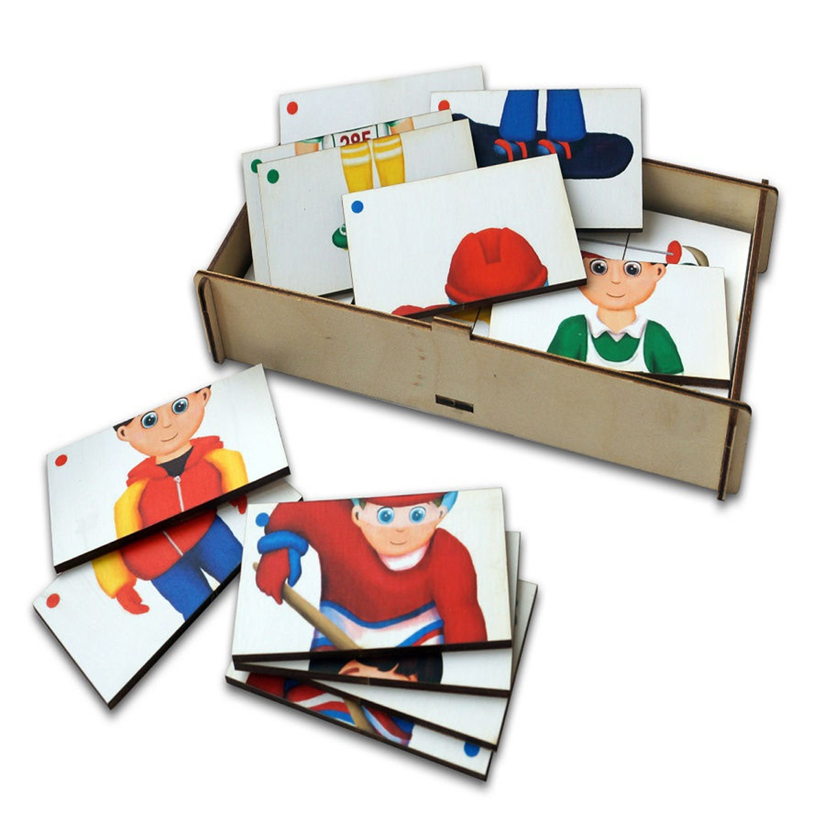 фото Игровой набор paremo составные картинки. спорт-3