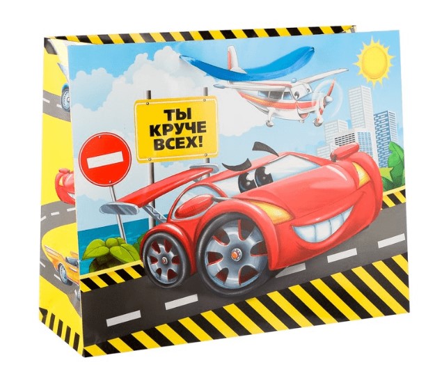 

Пакет ламинированный «Ты круче всех!» XL 49 х 40 х 19 см Sima-Land, Разноцветный