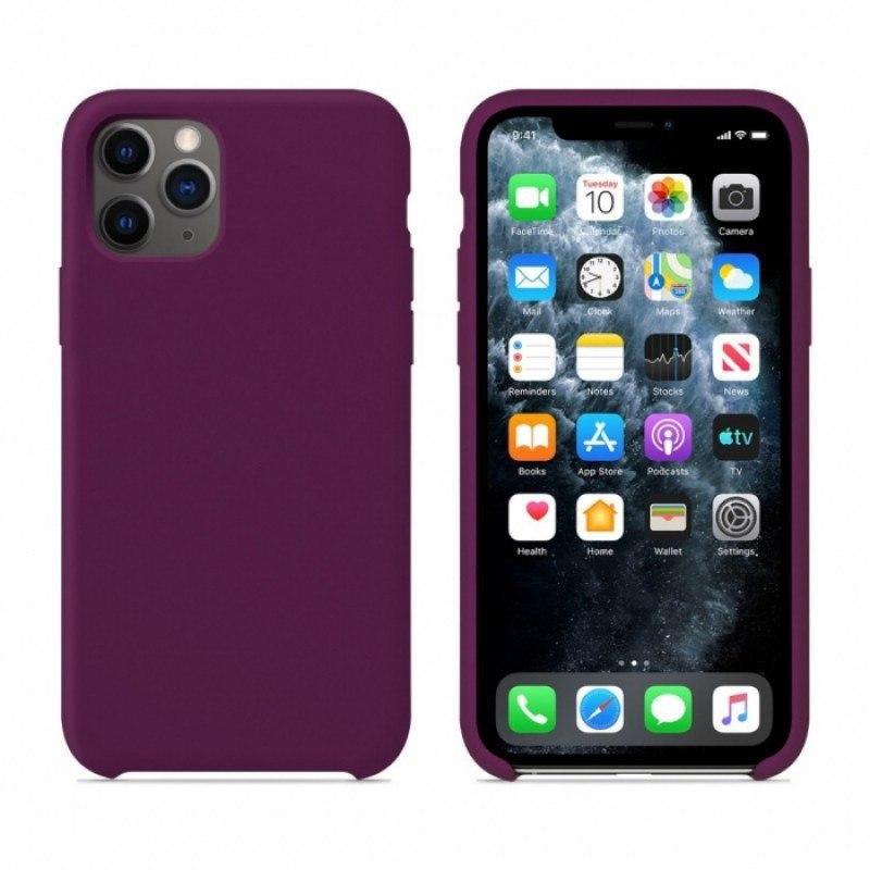 фото Чехол silicone для iphone 11 pro overlay (сливовый) ёmart