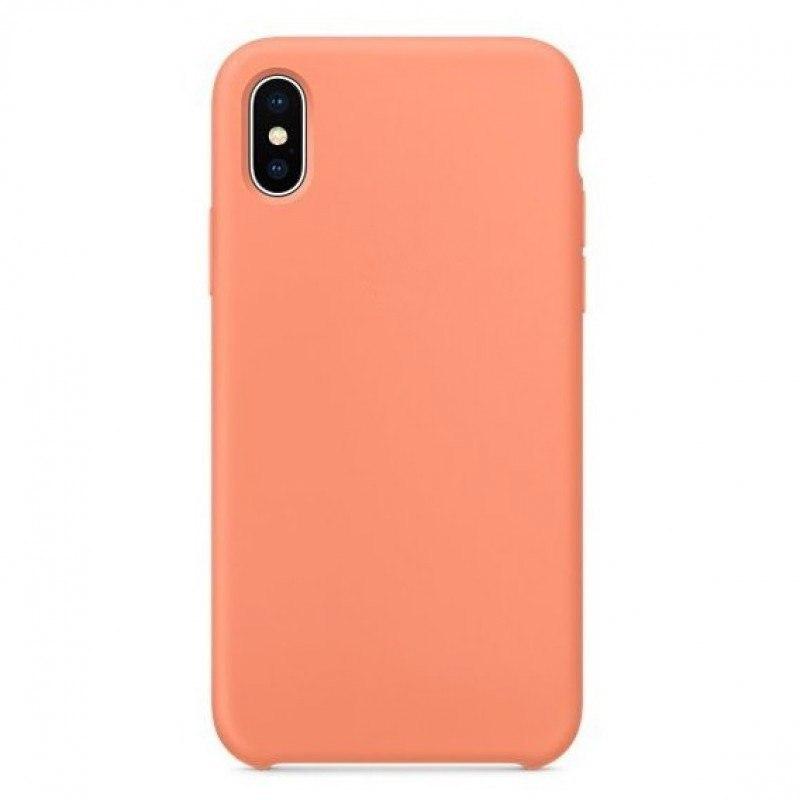 фото Чехол silicone для iphone x/xs overlay (персиковый) ёmart