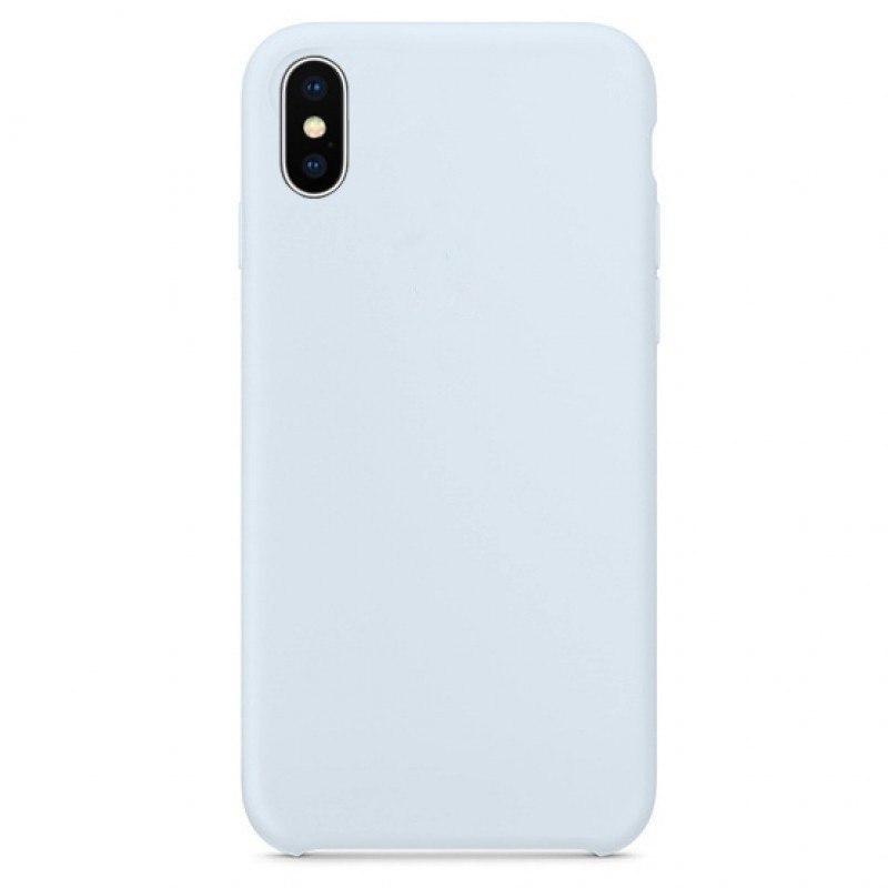 фото Чехол silicone для iphone x/xs overlay (небесно-голубой) ёmart