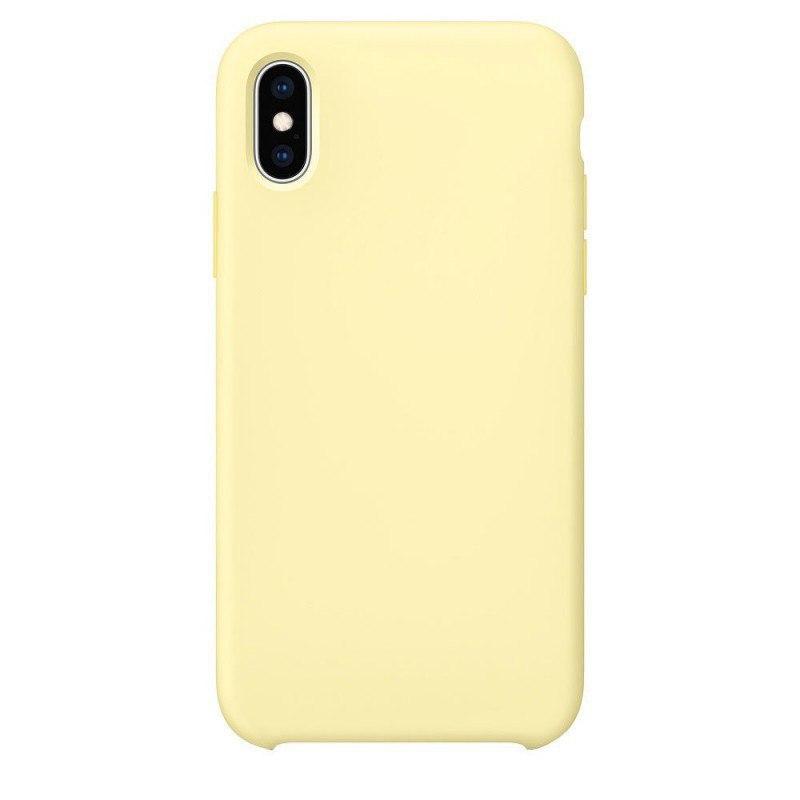 фото Чехол silicone для iphone x/xs overlay (канареечный/желтый) ёmart