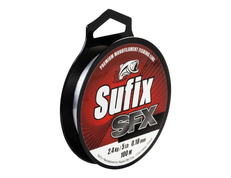 

Леска монофильная Sufix SFX 0,14 мм, 100 м, 1,9 кг, clear, Прозрачный, SFX