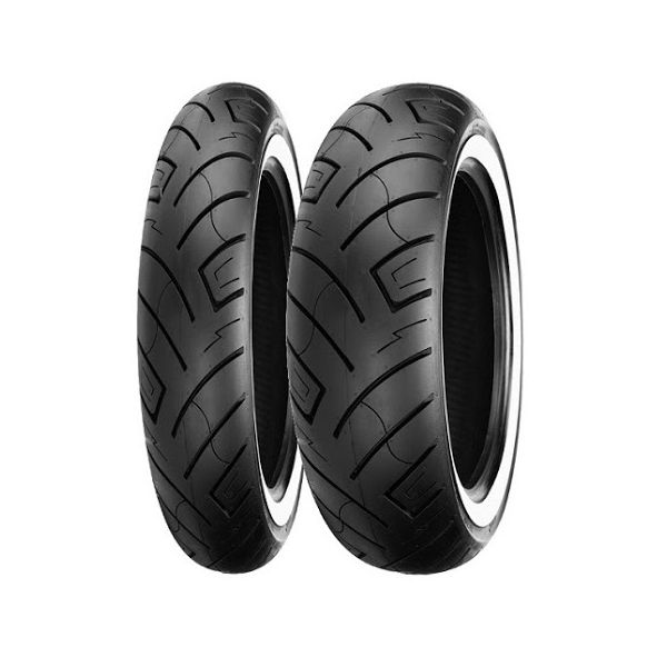 

Мотошина Shinko SR777 Whitewall 150/80 -16 71H TL Передняя (Front)