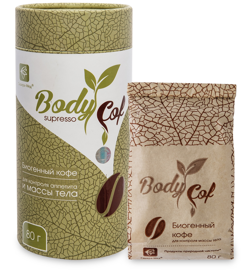Купить Кофе BodyCof supresso биогенный для контроля аппетита и массы тела (УТРО), Сашера-Мед