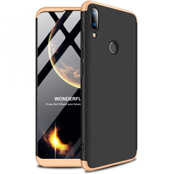 фото Чехол gkk likgus для huawei y9 (2019)/enjoy 9 plus black/gold