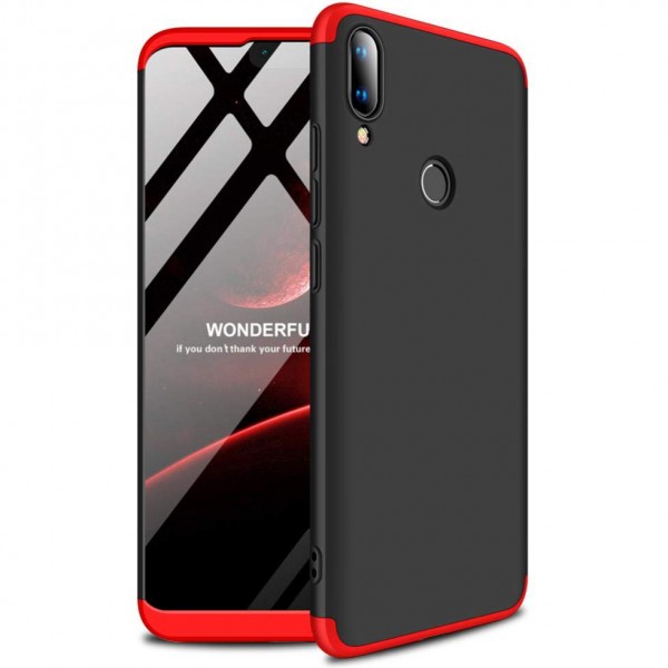 фото Чехол gkk likgus для huawei y9 (2019)/enjoy 9 plus black/red