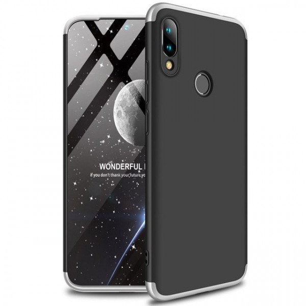 фото Чехол gkk likgus для xiaomi redmi 7 black /silver