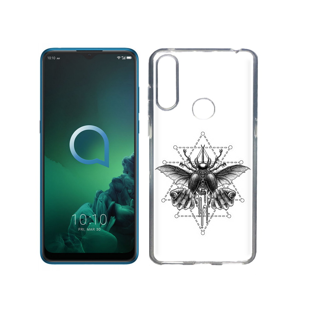 

Чехол MyPads Tocco для Alcatel 3X скарабей (PT227136.670.601), Прозрачный, Tocco
