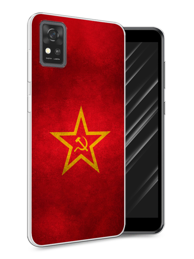 

Чехол Awog на ZTE Blade A31 / ЗТЕ Блэйд A31 "Красное знамя", Разноцветный, 134650-10