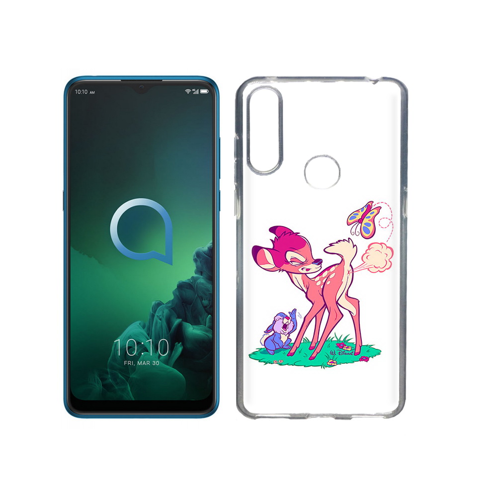

Чехол MyPads Tocco для Alcatel 3X смешной олененок (PT227136.670.610), Прозрачный, Tocco