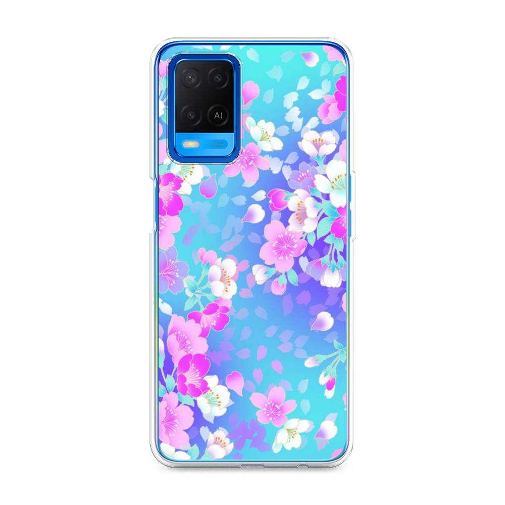

Чехол Awog на Oppo A54 "Яблоневые цветы", Разноцветный, 256150-8
