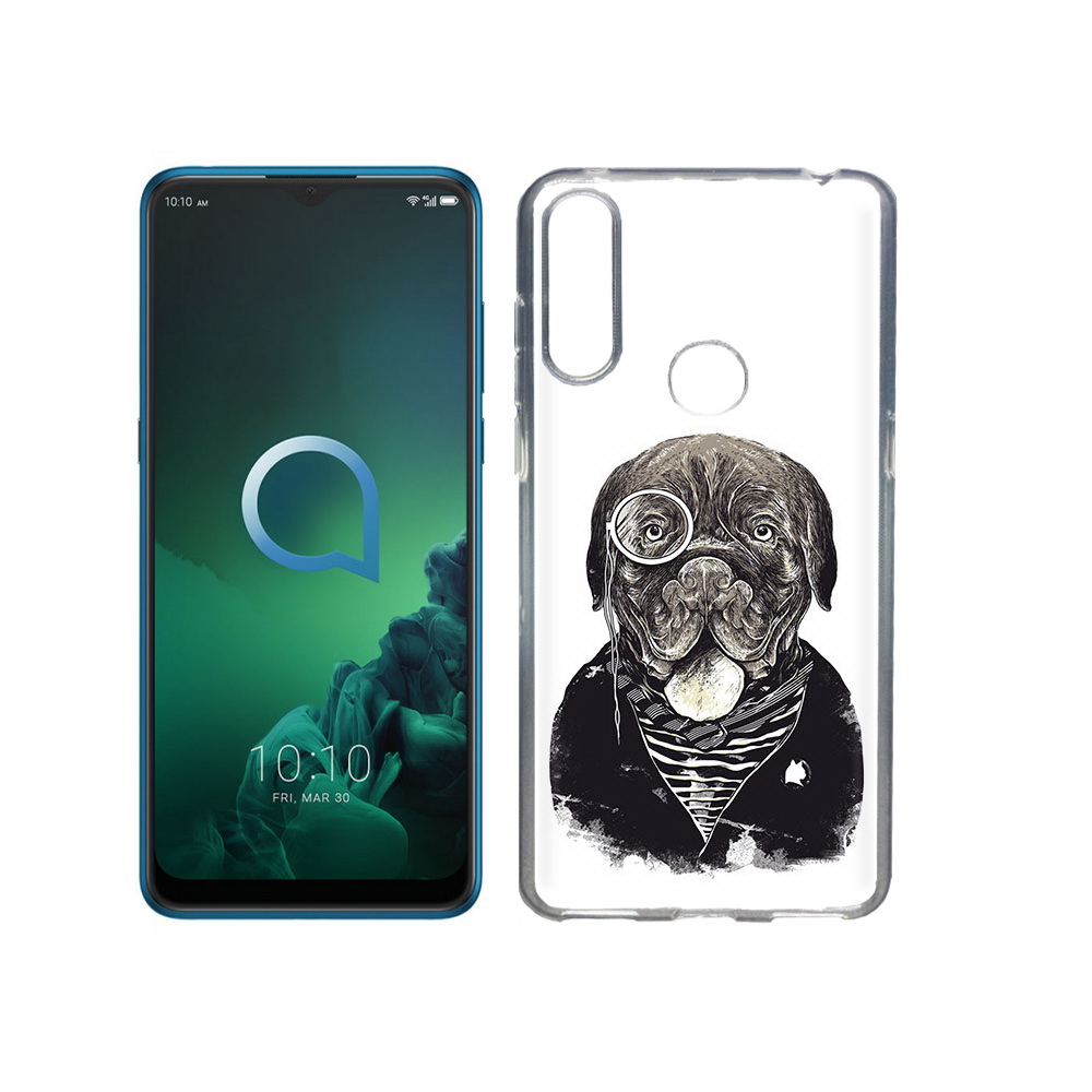 

Чехол MyPads Tocco для Alcatel 3X солидный песик (PT227136.670.615), Прозрачный, Tocco