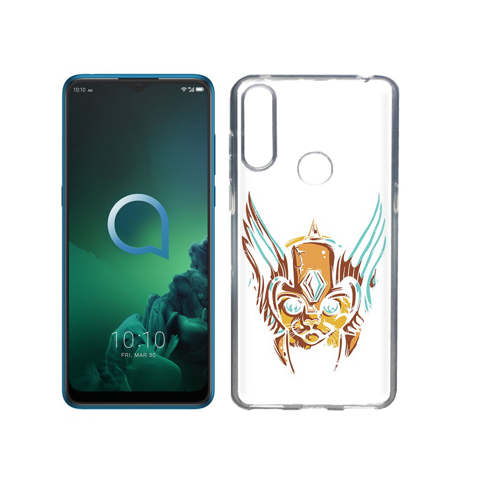 

Чехол MyPads Tocco для Alcatel 3X тор абстракция (PT227136.670.644), Прозрачный, Tocco