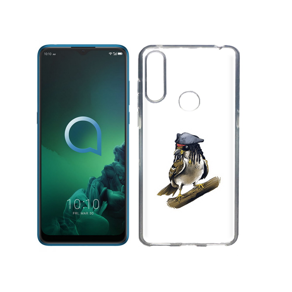 

Чехол MyPads Tocco для Alcatel 3X Джек воробей (PT227136.670.65), Прозрачный, Tocco