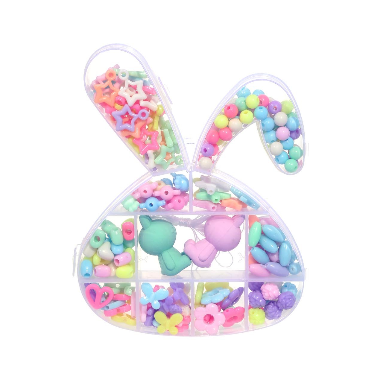 Набор для творчества 14х16 см создание украшений пластик Заяц Easter