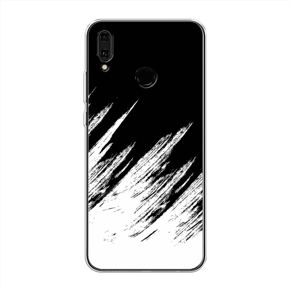 

Чехол Awog "Черно белые брызги" для Huawei Y9 2019