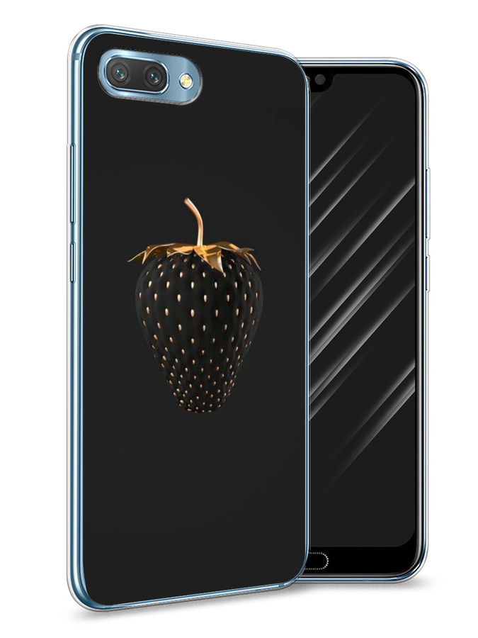 

Чехол Awog на Honor 10 "Черно-золотая клубника", Черный;золотистый, 65350-10
