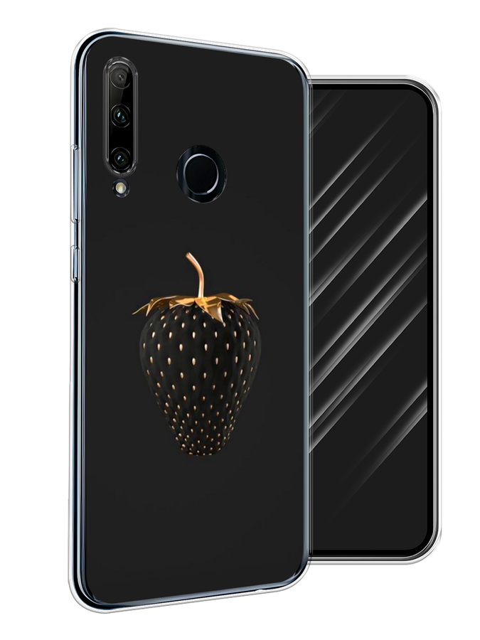 

Чехол Awog на Honor 20 Lite 2019 "Черно-золотая клубника", Черный;золотистый, 68950-10