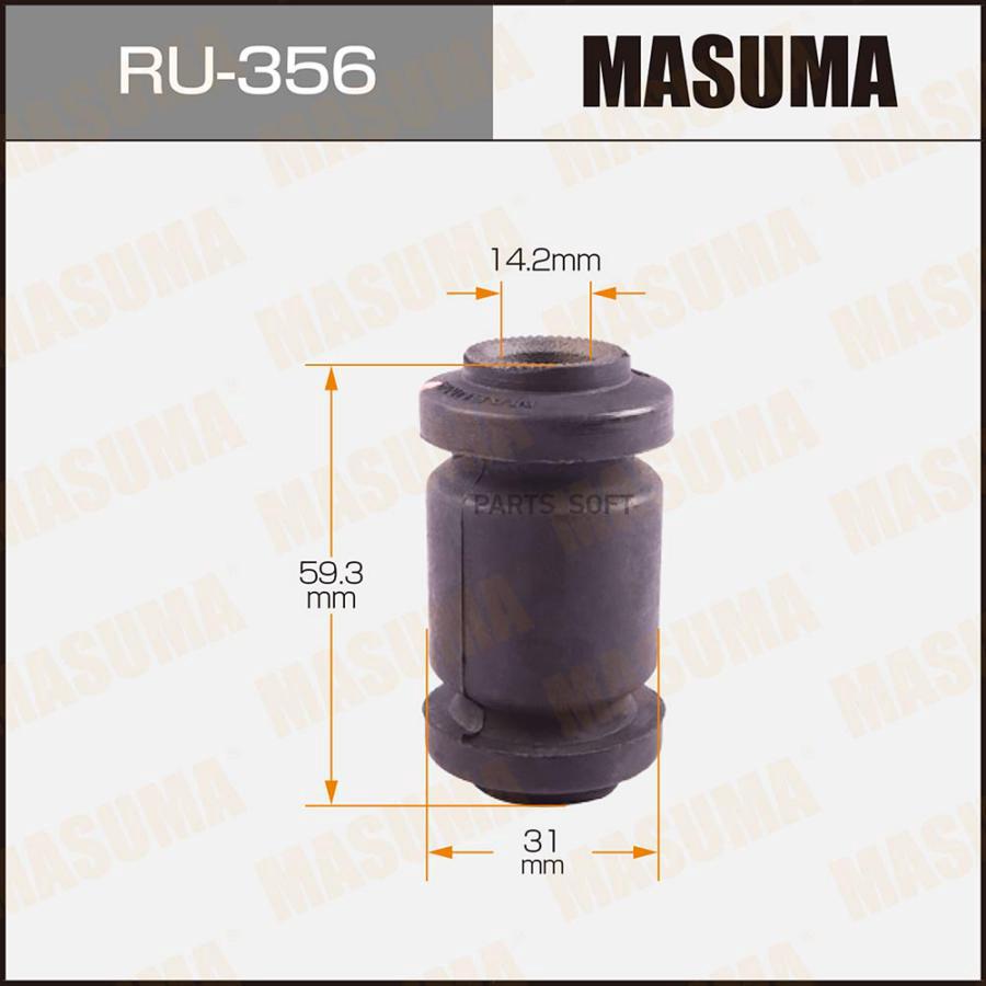 

MASUMA 'RU356 Сайлентблок передний пер. рычага 1шт