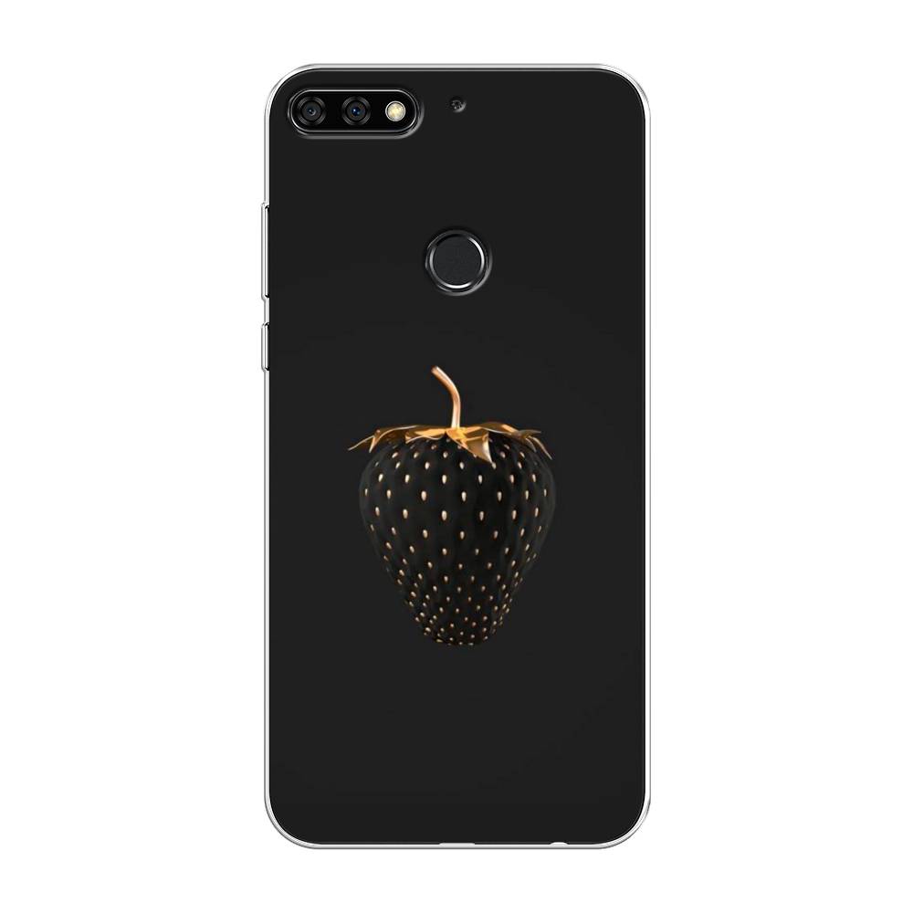 

Чехол Awog на Honor 7C Pro "Черно-золотая клубника", Черный;золотистый, 65550-10