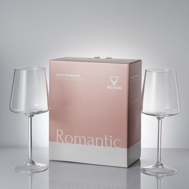 

Бокалы для красного вина Неман 11603/500 Romantic 500 мл в подарочной упаковке, 2 шт, Прозрачный