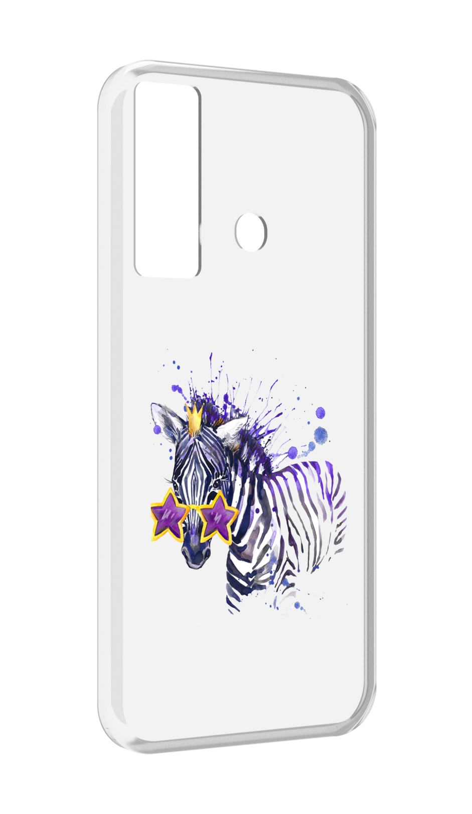 

Чехол MyPads акварельная зебра для Tecno Camon 17, Прозрачный, Tocco