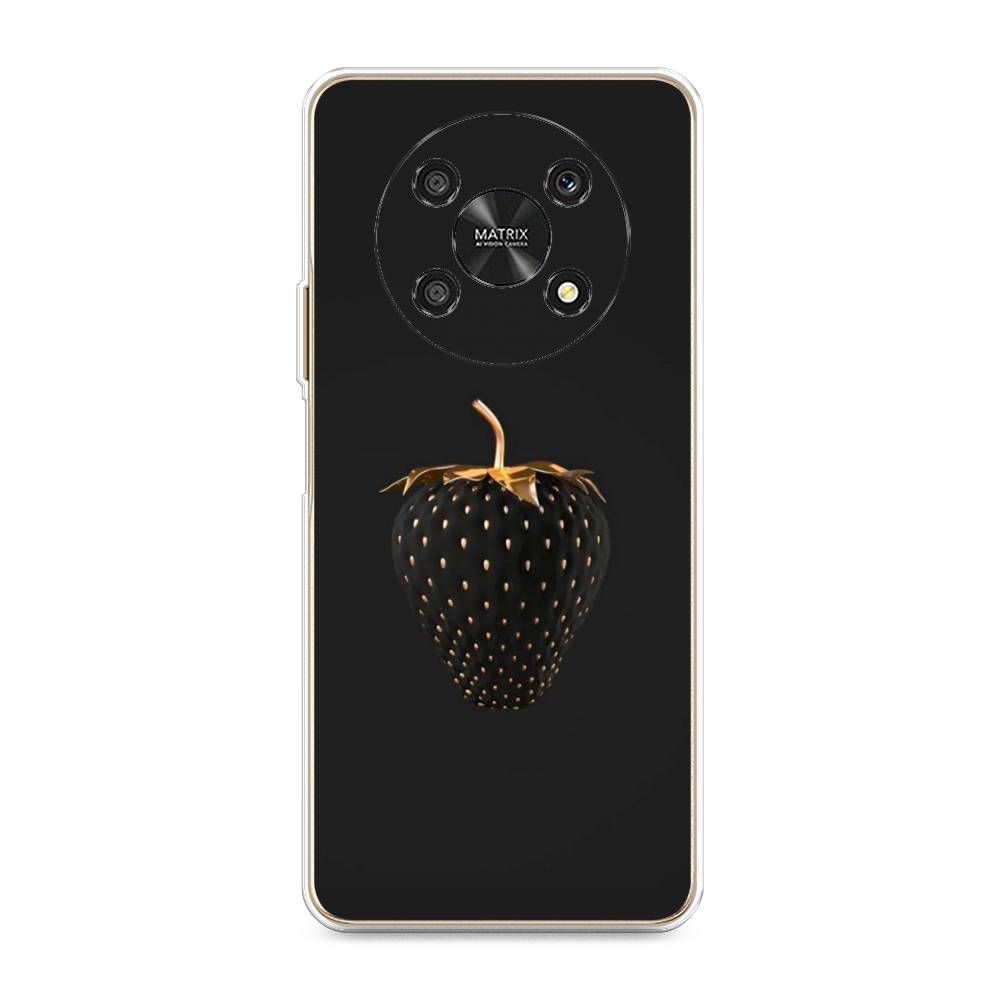 

Чехол Awog "Черно-золотая клубника" для Honor x30