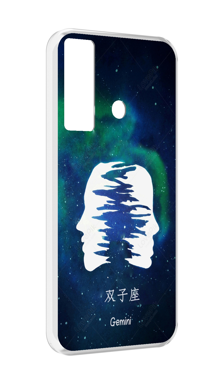 

Чехол MyPads знак зодиака близнецы 6 для Tecno Camon 17, Прозрачный, Tocco