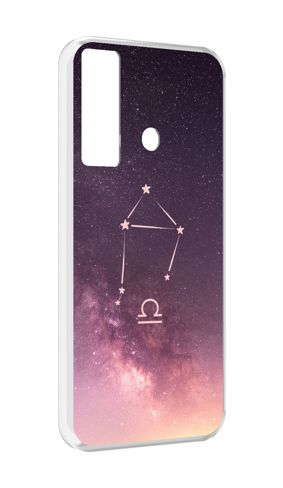 

Чехол MyPads знак зодиака весы 4 для Tecno Camon 17, Прозрачный, Tocco