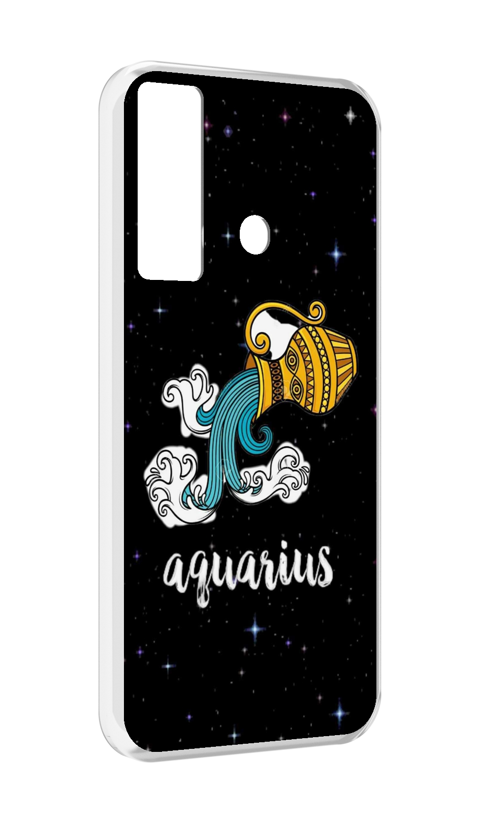 

Чехол MyPads знак зодиака водолеи 2 для Tecno Camon 17, Прозрачный, Tocco