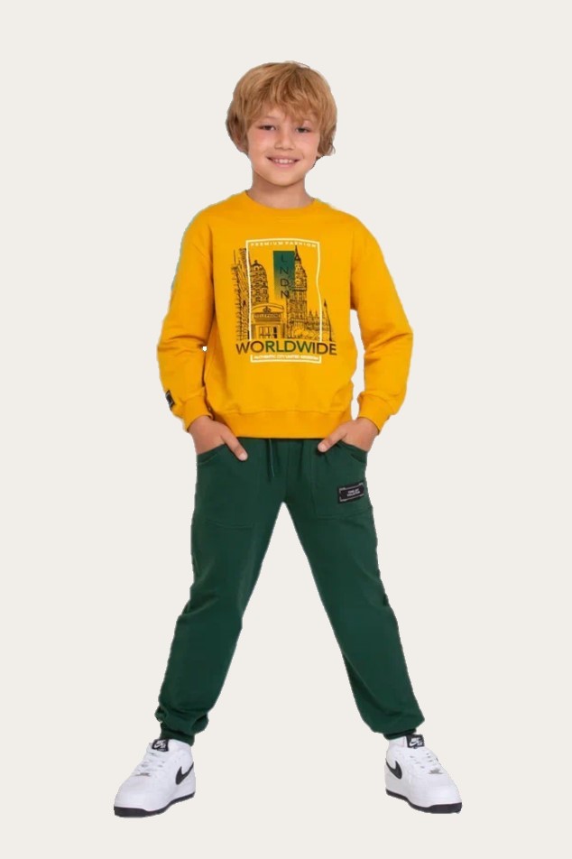 

Костюм спортивный Smile SM8036, желтый, 110, SM8036