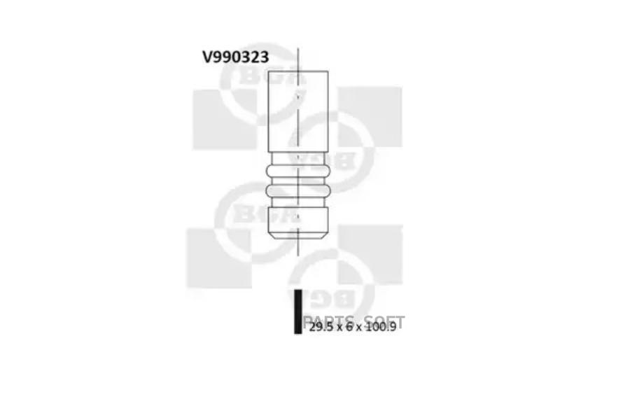 

BGA V990323 Клапан впускной 1шт