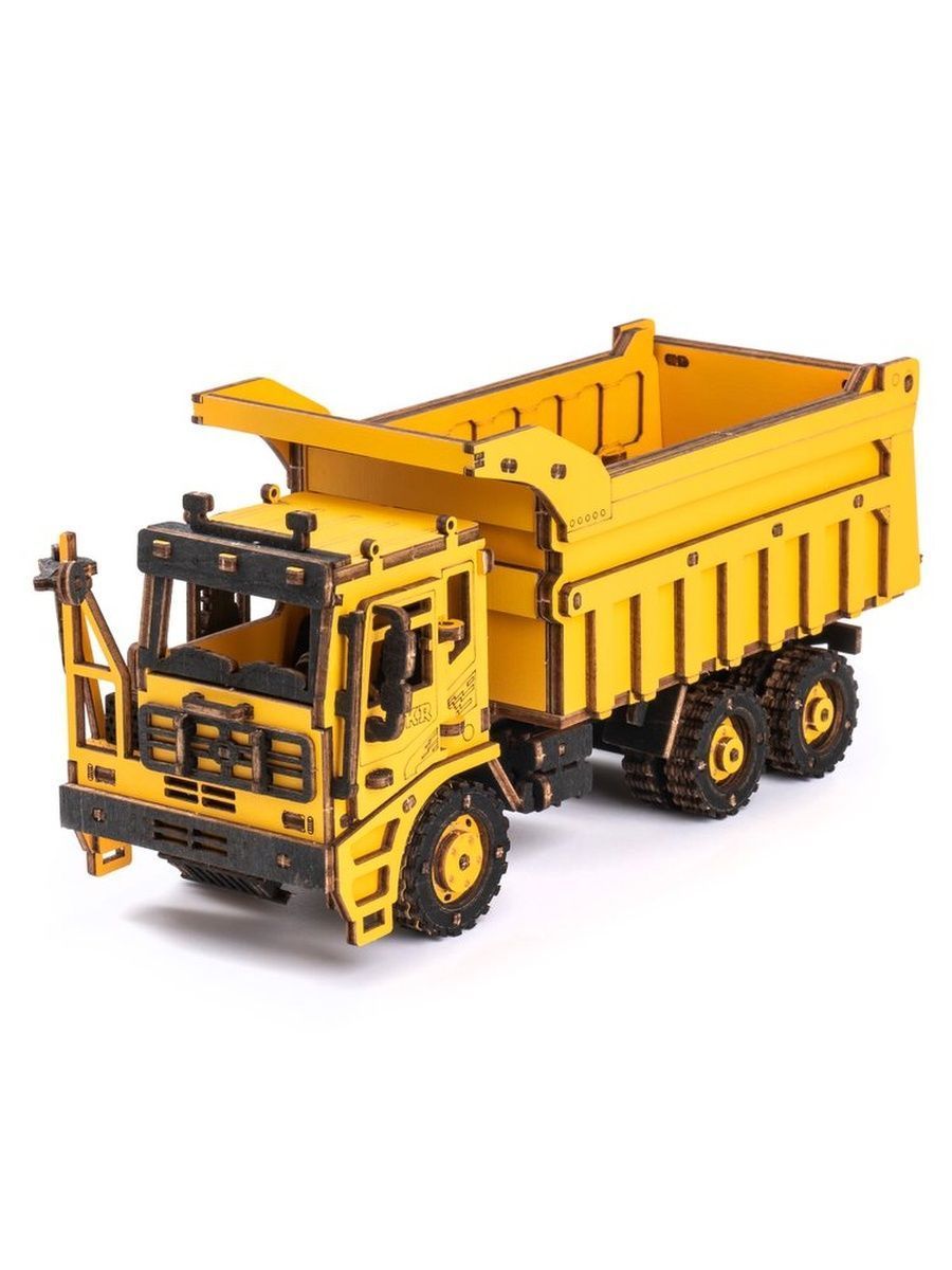 3D деревянный конструктор Robotime Dump truck самосвал 225 дет 1699₽