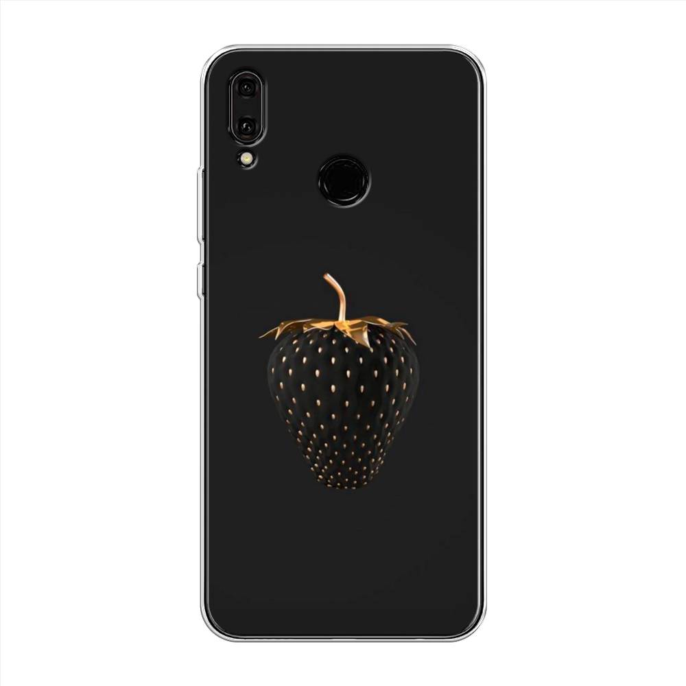 

Чехол Awog "Черно-золотая клубника" для Huawei Y9 2019