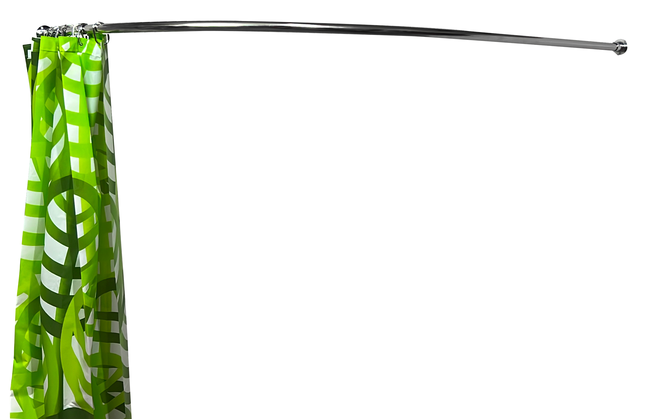 

Карниз для ванной Best Карниз угловой Дугообразный 110*80, Серебристый