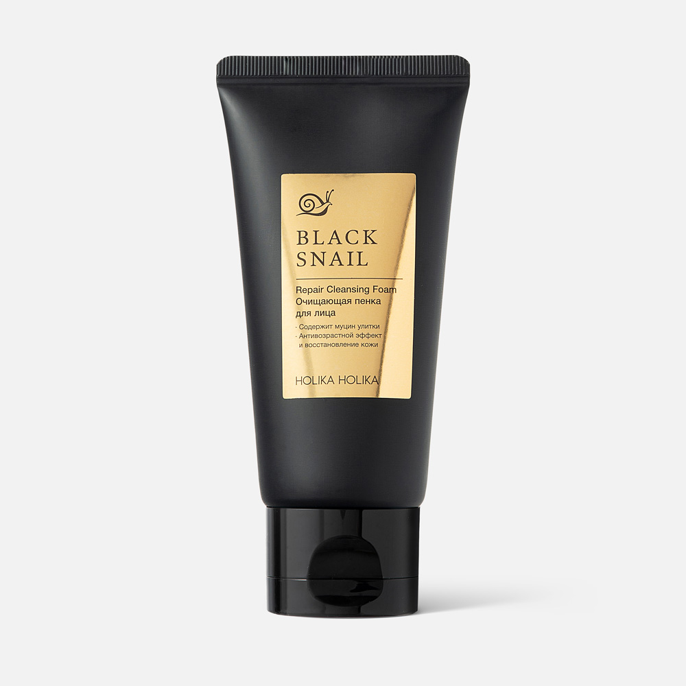 

Пенка для лица Holika Holika Prime Youth Black Snail Repair Foam с муцином улитки 50 мл, Prime Youth Black Snail Repair Foam