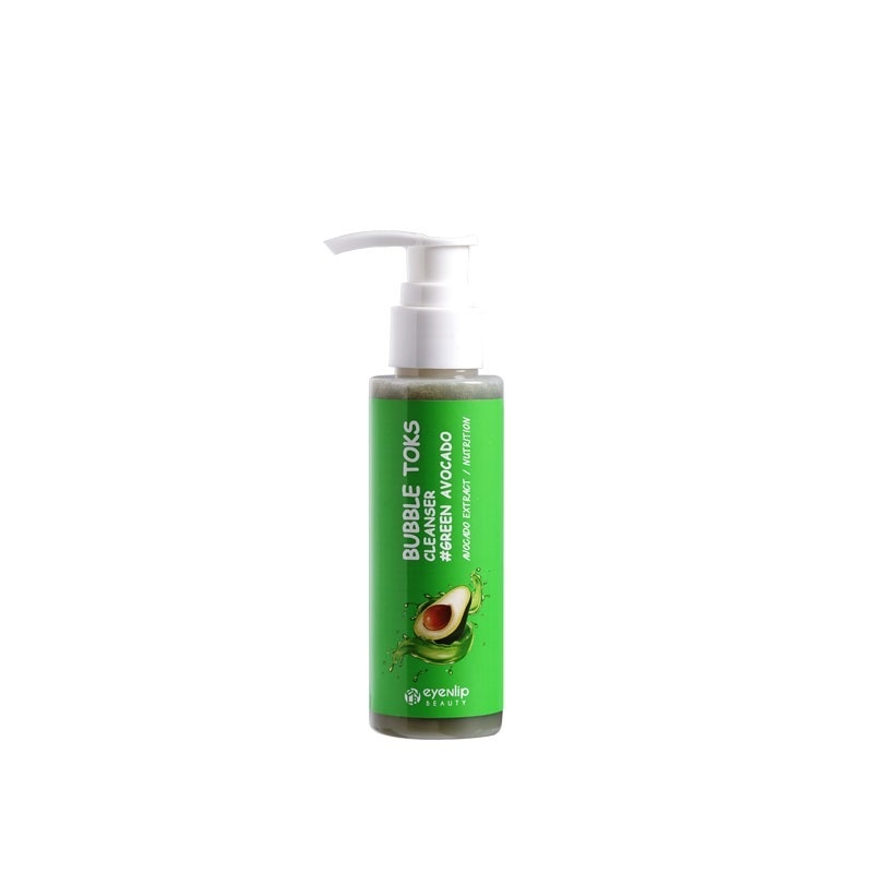 Пенка для лица EYENLIP Green Avocado Bubble Toks Cleanser с маслом авокадо 100мл
